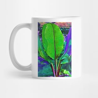 Abstract Banana Plant Mug